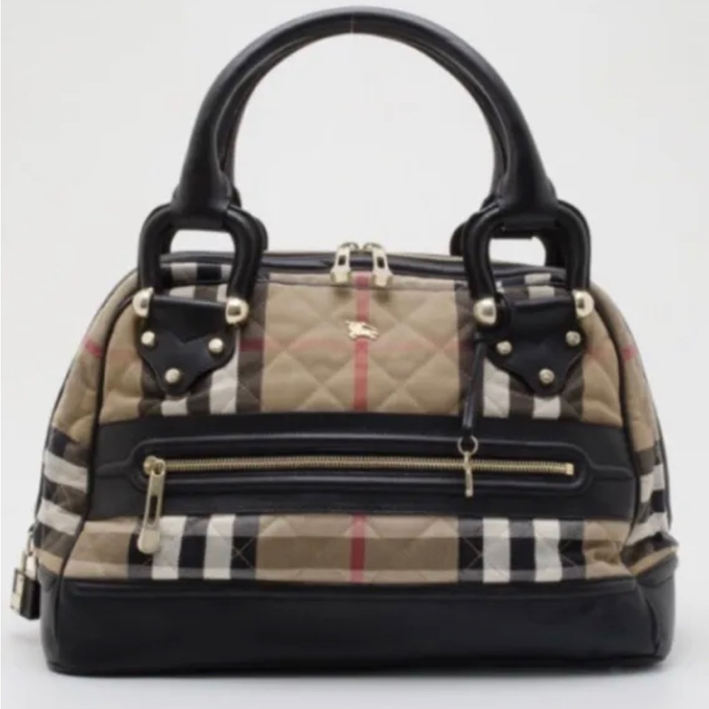 Burberry quilted check handbag - Purse - Tote - Bag